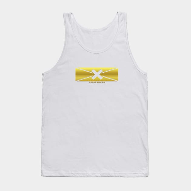 STRONG. FORTE SOU EU. GOLD. SAMER BRASIL Tank Top by Samer Brasil